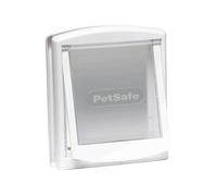 Petsafe - Porte Pour Chien Et Chat Originale Staywell, 2 Voies D'acces - Entrée Et Sortie - Rigide Et Résistante - Blanc, Tail