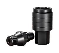 Porte- À Changement Rapide - Ensemble De 2 Pièces, Connecteur De Perçage À Verrouillage Sécurisé, Extension Sans Oscillation, Construction Robuste, Tâches De Rénovation Domiciliaire, Travaux D'