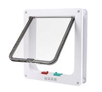 Porte à chatière magnétique verrouillable pour un accès facile et une sécurité optimale - Design thermique intelligent - Idéal pour les chats - 23 cm x 25 cm