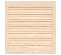 Porte à Persiennes, Porte d'armoire Panneaux de Placard Garde-Robe Buffet 61,5x59,4 cm bois de pin massif