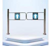 Porte à ressort automatique à fermeture automatique à 90° pour bibliothèque ou entrée de marché - 1,2 x 1 m - Solution d'accès sécurisé