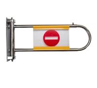 Porte à Sens Unique, Petit Portail de sécurité métallique à entrée battante, portails battants à Ressort pour centres commerciaux et entrepôts.