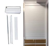 Porte À Tambour D'armoire De Cuisine, Portes À Tambour À Lattes De 60 70 80 90 100 110 120 Cm, Kit De Porte Coulissante De Placard(115x80cm/45.3x31.5in)