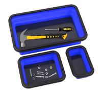 Porte à vis magnétique - Outils magnétiques solides | Organisateur de sécurité pour vis, boulons, clous, petits, coque magnétique portable pour mécanique et bricolage