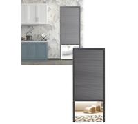 Porte accordéon coulissante pliante en nid d'abeille, étanche, for salon, cuisine et chambre à coucher, dimensions sur mesure for une installation facile.(110x200cm/43.3x78.7in)
