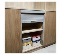 Porte AccordéOn Interieur 40 50 60 70 80 90 cm de large Petit meuble à roulettes Portes pliantes, placard pliant Écran à porte tambour avec poignée pour cuisine de camping-car(50x55cm (19.7x21.7"))