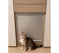 Porte Accordéon Interieur Kit de Porte Cabinet Tambour Coulissante, Accordéon Décorative Flexible pour Buffet, Remplacément pour Armoire, Placard, Garage et Meubles Muraux(15x22in/38x56cm)