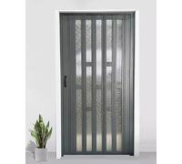 Porte Accordéon Interieur Porte Accordéon Multiple Moderne pour Buanderie, Portes Magnétiques en Aluminium et Acrylique de Taille Personnalisée, 24 30 32 34 36 38 42 46 48 56 60 70 Pouces(62x80in(157.