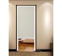 Porte Accordéon Interieur Porte Accordéon Occultante, Portes Pliantes Push-pull Haut-bas Intérieures - Sans Perçage, Porte Rideau Plissée à Plis Multiples pour Buanderie(80cmx203cm/31.5inx79.9in)