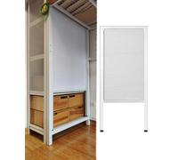 Porte Accordéon Interieur Porte Accordéon Pliante pour Placard, Garde-manger, Puits de Lumière, Portes Accordéon Intérieures Sans Perçage pour Chambre, Petite Barrière(W55xH80cm/21.7x31.5")