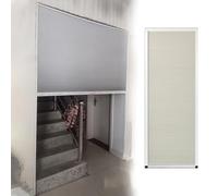 Porte Accordéon Interieur Porte Accordéon Repliable pour Encadrement de Porte, Moustiquaire Coulissante à Enroulement Sans Perçage pour Cuisine ou Chambre, Portillon Invisible(43x43in/110x110cm)