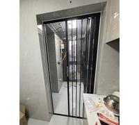 Porte Accordéon Interieur Porte Accordéon Transparente d’Intérieur avec Serrure, Porte Coulissante Multiplis pour Salle de Bain Chambre Patio Séparateur de Pièce(137x80in/348x203cm)