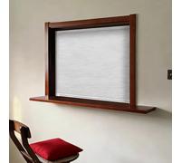 Porte Accordéon Interieur Porte D'armoire à Enroulement Vers le Haut pour Passe-plat de Cuisine, Porte Coulissante Flexible Rétractable à Tambour, Portes Pliante à Soufflet(50x50cm(19.7x19.7in))