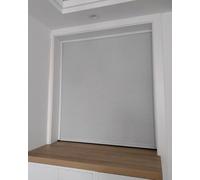 Porte Accordéon Interieur Porte D'armoire Escamotable pour Petit Placard/Entrée, Porte Pliante pour Placard de Cuisine, Porte Coulissante pour Cloison de Garde-manger, Porte de Séparation(90x90cm/35.4