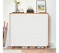 Porte Accordéon Interieur Porte de Placard Pliante en Accordéon Blanche, Porte de Placard Coulissante Sans Perçage Peu Encombrante, Paravent Pliant pour la Maison pour Armoire(80x110cm/31.5x43.3")