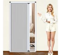 Porte Accordéon Interieur Porte Intérieure Pliante Accordéon Rétractable Sans Perçage, Portes Accordéon Blanches de 60 65 70 75 80 85 90 95 100 de Large, Porte Coulissante Invisible(24x94in/60x240cm)