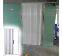 Porte Accordéon Interieur Porte Pliante en Aluminium pour Extérieur, Porche ou Patio Portes Accordéon Multipans Entièrement Occultantes pour Ouverture, Moustiquaire Intérieure(33x59in/85x150cm)