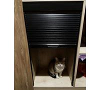 Porte Accordéon Interieur Portes de Cuisine à Tambour Pliantes Intérieures, Porte Rangement Coulissante Rabattement Souple l'Épreuve des Chats, d'Écran Enroulable sans(55x70cm/22x28in)