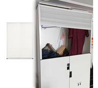 Porte Accordéon Interieur Portes de Placard à Enroulement pour Garde-robe/Meuble, Barrière Accordéon Rétractable Passage, Hauteurs 50 52 55 58 60 62 65 68 70 72 cm(25.2x23.6in/64x60cm)