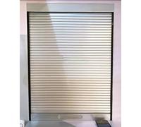 Porte Accordéon Interieur Portes de Rangement Décoratives à Rabattement Souples, Porte Tambour en Plastique pour Garde-Robe Fourgon Aménagé et Buffet, Grille Plissée(16x40in/41x102cm)