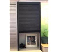 Porte Accordéon Interieur Remplacement de Kit Porte Tambour Coulissante pour Armoire Cuisine, Panneau Accordéon Pliant Personnalisé avec Rail, Portes Buffet Enroulables(50x70cm/20x28in)