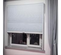 Porte Accordéon Interieur Store Enrouleur Coulissant pour Fenêtre Vitrée, Portes Pliantes pour Petits Espaces (Placard, Armoire ou Buffet), Moustiquaire Rétractable pour Ouverture(31x55in/80x140cm)