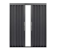 Porte accordéon intérieure pliable pour salle de bain, douche et séparation de pièce