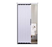 Porte accordéon intérieure plissée, solution d'économie d'espace pour placard et porte, plusieurs options de largeur disponibles