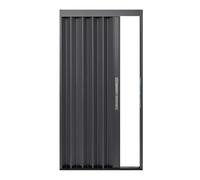 Porte accordéon intérieure plissée, solution d'économie d'espace pour placards et portes, largeur réglable pour un ajustement personnalisé