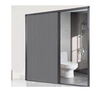 Porte Accordéon Métallique Rétractable, Porte Pliante À Profil Bas Avec Kit De Quincaillerie Et Clé, Ignifugée, Ignifugée Et Isolante Thermiquement(150x65 cm)