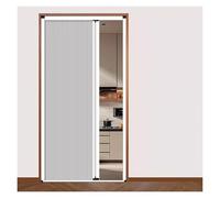 Porte accordéon pliable avec cadre en aluminium et panneau en nid d'abeille - Séparateur de pièce intérieur sans perçage pour placards, garde-manger et buanderie