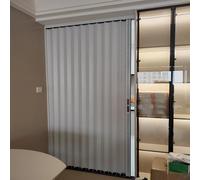 Porte accordéon pliante en accordéon avec matériel pour bureau, cuisine ou chambre à coucher, design personnalisable, 117 x 203 cm