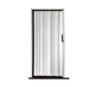 Porte Accordéon Pliante for Couloir Système De Porte Accordéon Rétractable Avec Roulettes Et Poignée Améliorées, Quincaillerie Complète, for Portes De Placard(40x80in (101.5x203cm))
