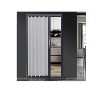 Porte Accordéon Pliante Pour Placard, Occultante, Portillon Coulissant Pliable Pour Portes D'entrée, Rideau Plissé Pour Placard Et Séparateur De Pièce.(41x80in (104x203cm))