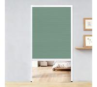 Porte accordéon Porte accordéon coulissante, cloison intérieure invisible, porte pliante verticale avec cadre en aluminium for pièce(Light green,WxH 31x80in(78.5x203cm))