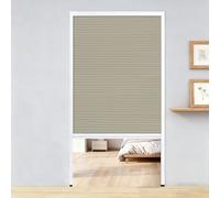 Porte accordéon Porte accordéon coulissante, cloison intérieure invisible, porte pliante verticale avec cadre en aluminium for pièce(Light gray,WxH 25x80in(63.5x203cm))