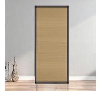 Porte accordéon Porte coulissante pliante en nid d'abeille (20, 30, 40, 50, 60, 70 pouces), cloison intérieure invisible verticale, largeur et hauteur personnalisables(Khaki,48x80in(122x203cm))