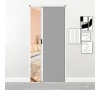 Porte accordéon Porte pliante intérieure rétractable,190, 200, 210, 220, 230, 240, 240 cm de Portes pliantes nid d'abeillehauteur, avec cadre en aluminium Séparateur(Gray,70x230cm/27.5x90.5in)