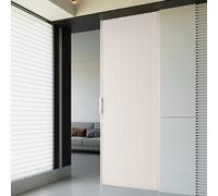 Porte accordéon, Porte Pliante Invisible sans Rail en nid d'abeille - Cloison accordéon de 2 m de Haut pour Chambre, Placard, Cuisine - Porte coulissante sans perçage Beige (190 x 200 cm / 7