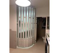 Porte accordéon, Portes Pliantes accordéon en PVC Personnalisables - Conception intérieure à Plusieurs Volets, Installation Facile avec quincaillerie complète, idéale pour Les placards et Le