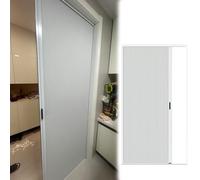 porte accordéon Portes Pliantes De Cuisine Entièrement Occultantes 203 213 223 230 Cm H, Porte Accordéon Intérieure Invisible, Porte Accordéon Personnalisable Pour Balcon/Armoire(162x203cm)