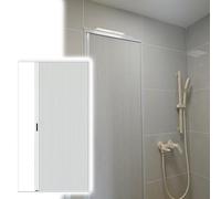 porte accordéon Portes Pliantes De Salle De Bain Blanches, Porte Accordéon Nid D'abeille 60 80 100 130 150 170 Cm L, Porte Accordéon Pour Cuisines/Bureaux/Appartements(117x190cm)