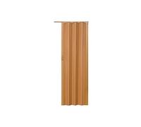 PORTE COULISSANTE D'INTERIEUR - TECTAKE - Porte Pliante pour Intérieur en PVC 80 cm X 203 cm Bois/ Noyer