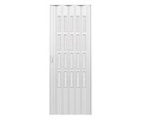 Porta a Soffietto da Interno in kit 82x220 cm in PVC con vetro Niagara Mod. Extr