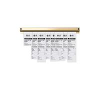 Porte-addition, pince à commandes, support, ticket mural, rail de service, languette adhésive, classeur de commandes for la cuisine(900mm)