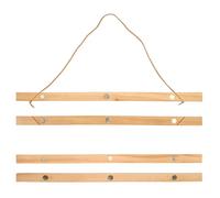 Porte-affiche aimanté en bois naturel 41 cm