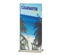 Porte Affiche Droit Vertical 2 Faces 1/3 A4