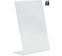 Porte affiche en L acrylique transparent Format A6 Securit G