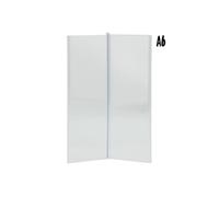 Porte affiche en Y 3 faces acrylique transparent Format A6 Securit