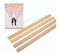 Porte-affiche magnétique en bois massif,cadre d'affiche bricolage,support de peinture en rouleau pour impressions sur toile,affiches d'art et art mural - Type Wooden-41cm